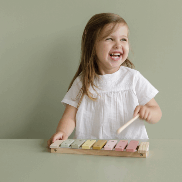 Xylophone en bois - Rose – Image 3