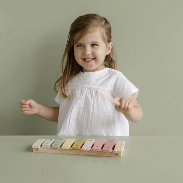 Xylophone en bois - Rose – Image 2