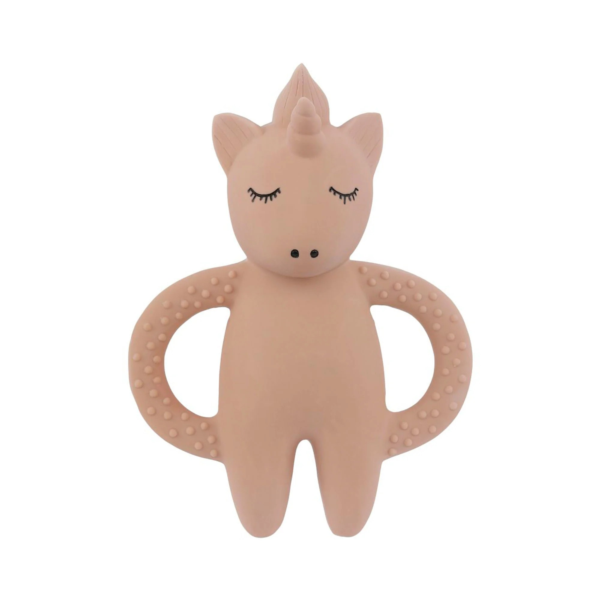 Anneau de dentition Licorne Rose