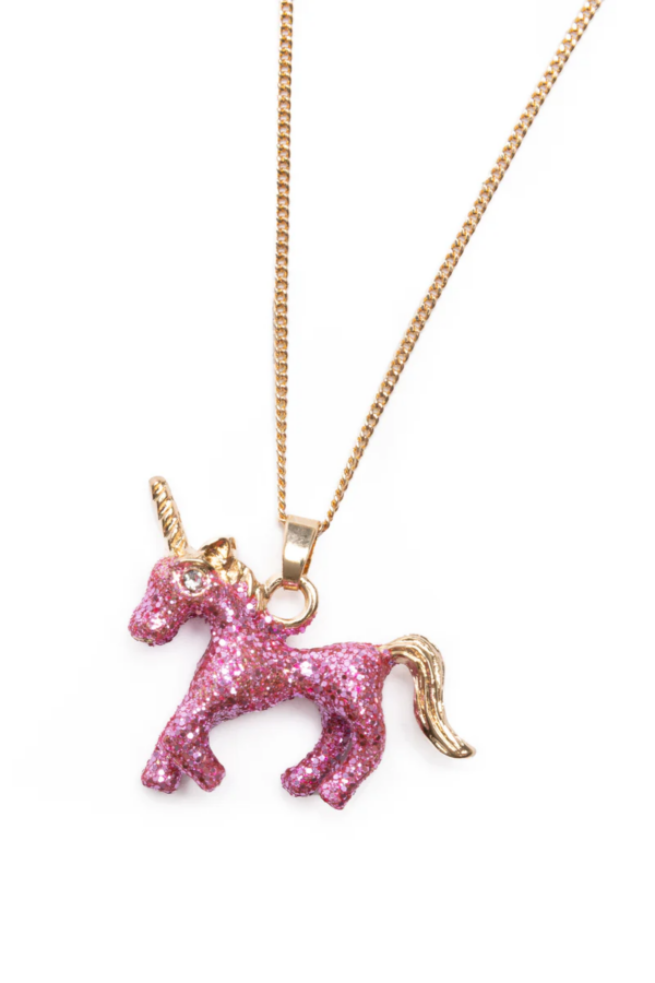 Parure collier et bague licorne