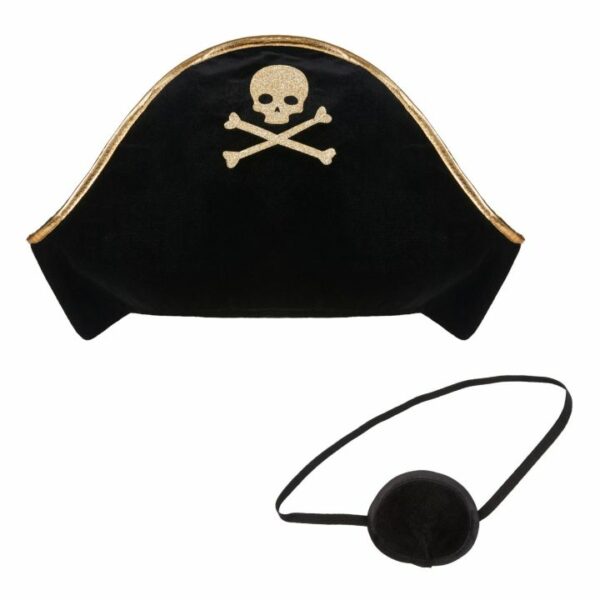 Chapeau et cache œil de pirate
