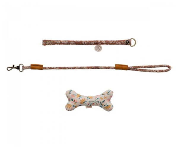 Valises d'accessoires pour chien en peluche - rose – Image 2