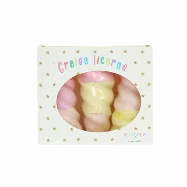 Lot de 3 Craies Licornes