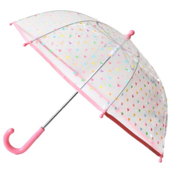 Parapluie cœurs multicolore