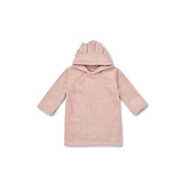 Ilja Poncho peignoir - Rabbit rose