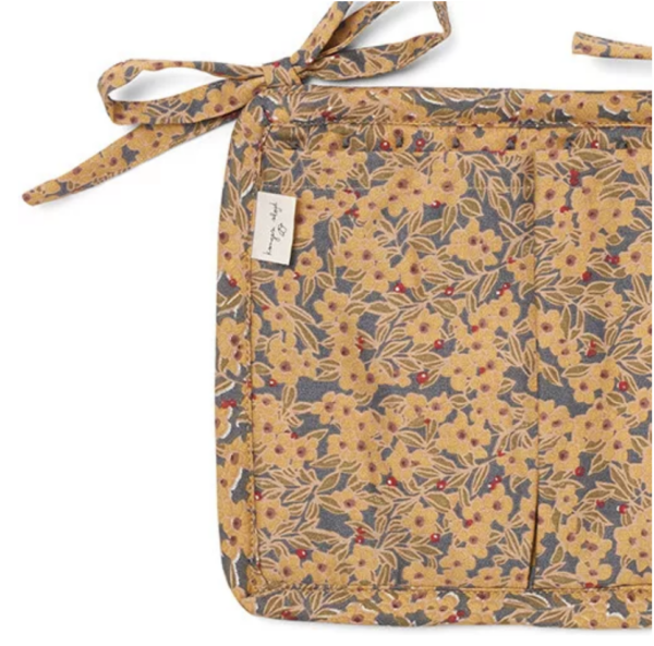 Pochette de lit matelassée Winter Leaves Mustard – Image 2