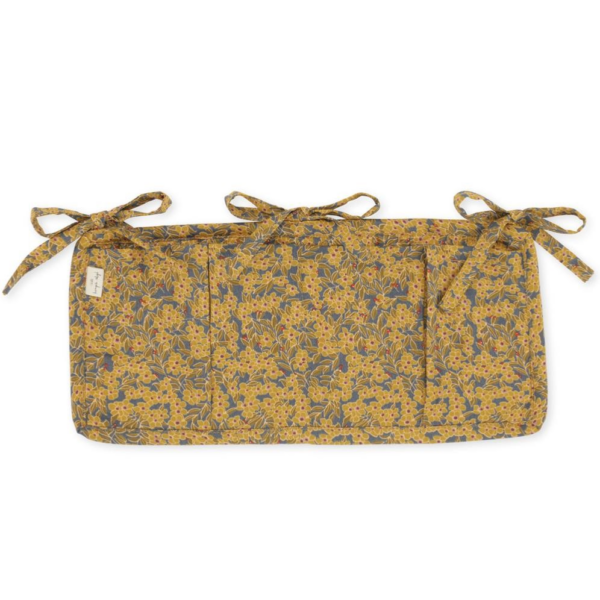 Pochette de lit matelassée Winter Leaves Mustard