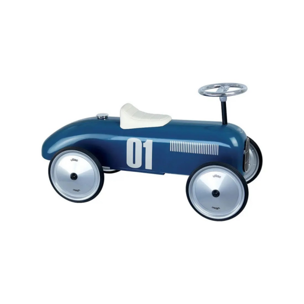 Porteur voiture vintage - Bleu pétrole