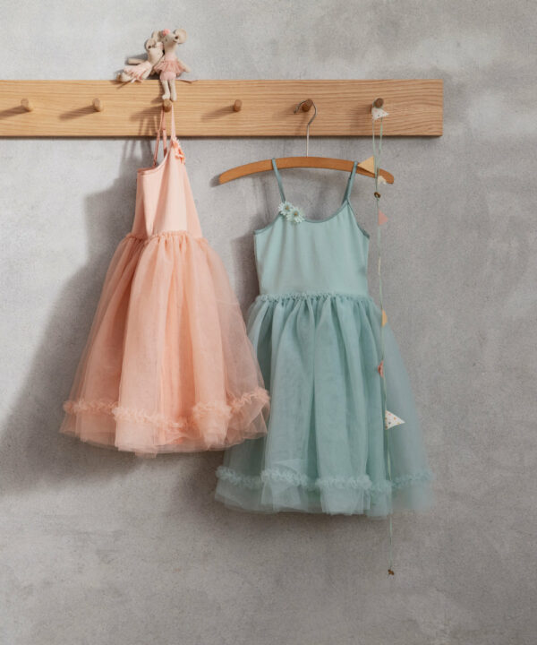 Robe de princesse en tulle 2/3 ans - Mint – Image 3