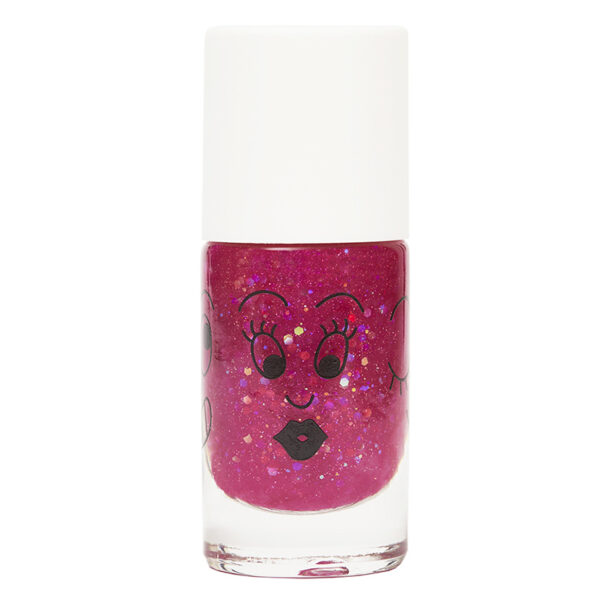 Vernis enfant framboise à paillettes Sheepy – Image 2