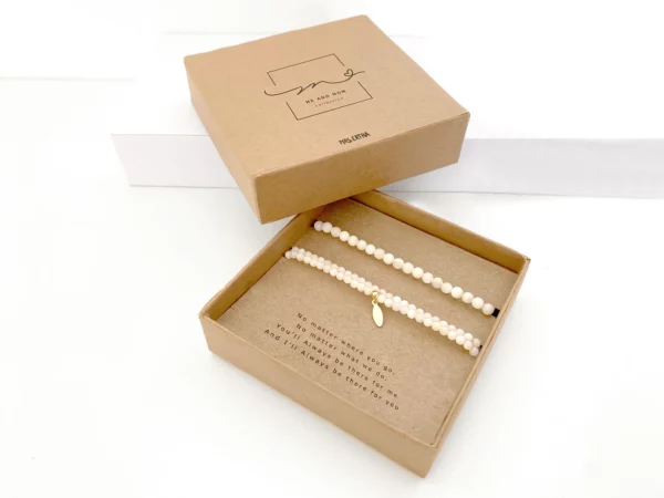 Coffret de bracelets Maman & Moi light shell – Image 7