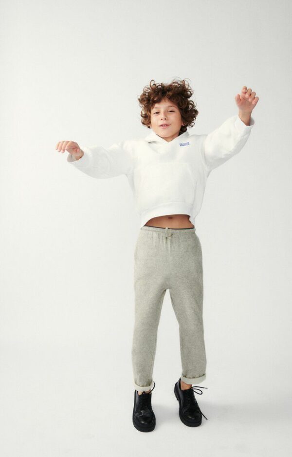 Jogging enfant Ruzy - Gris clair chiné – Image 2