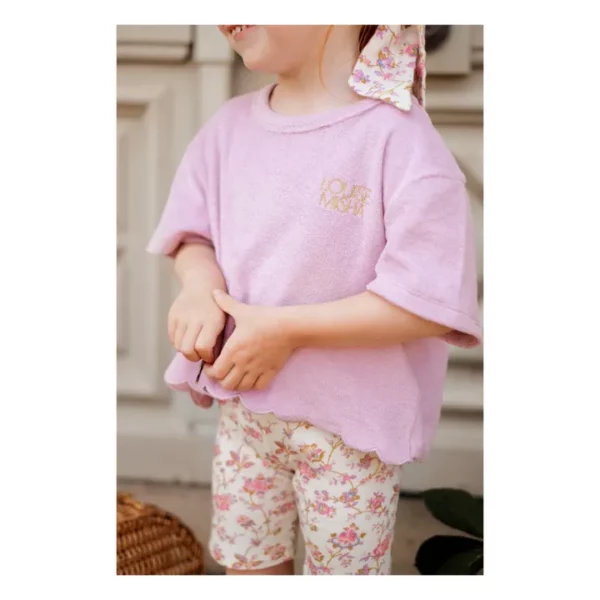T-shirt en éponge Kalistee - Mauve – Image 4