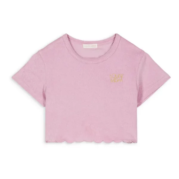 T-shirt en éponge Kalistee - Mauve