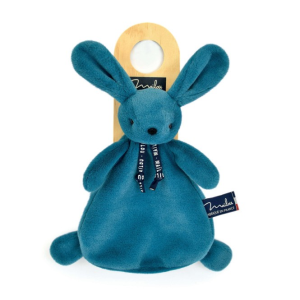 Doudou Lapin Dorlotin - Bleu minéral – Image 4