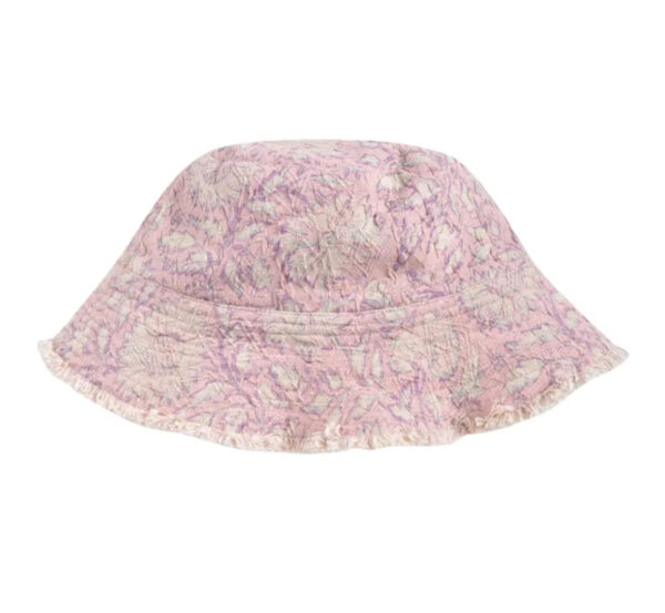 Bob enfant Lajik - Pink daisy cream