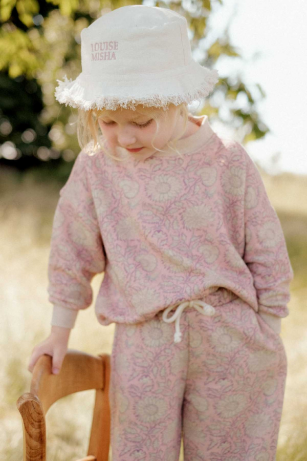 Bob enfant Lajik - Pink daisy cream – Image 2
