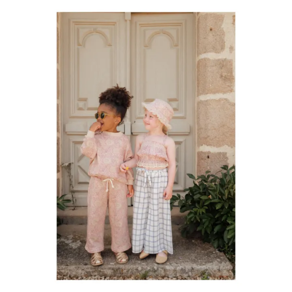 Bob enfant Lajik - Pink daisy cream – Image 4