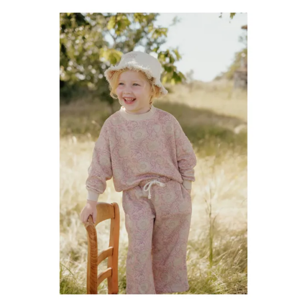 Bob enfant Lajik - Pink daisy cream – Image 3