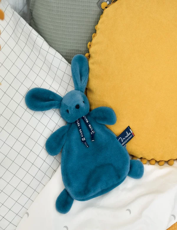 Doudou Lapin Dorlotin - Bleu minéral – Image 2
