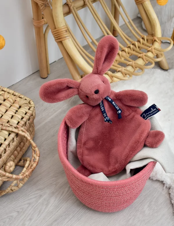 Doudou Lapin Dorlotin - Bois de rose – Image 2