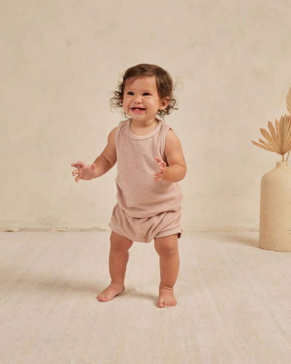 Ensemble en éponge short & marcel - Blush – Image 5