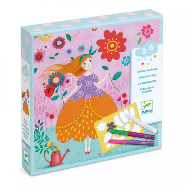Coloriages magiques - Les jolies robes de Marie