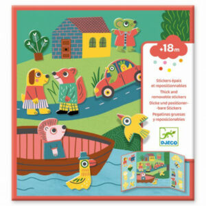 Créer avec des stickers - Les animaux