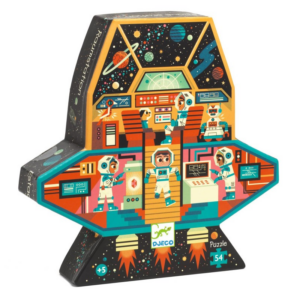 Puzzle silhouette - Station saptiale 54 pces