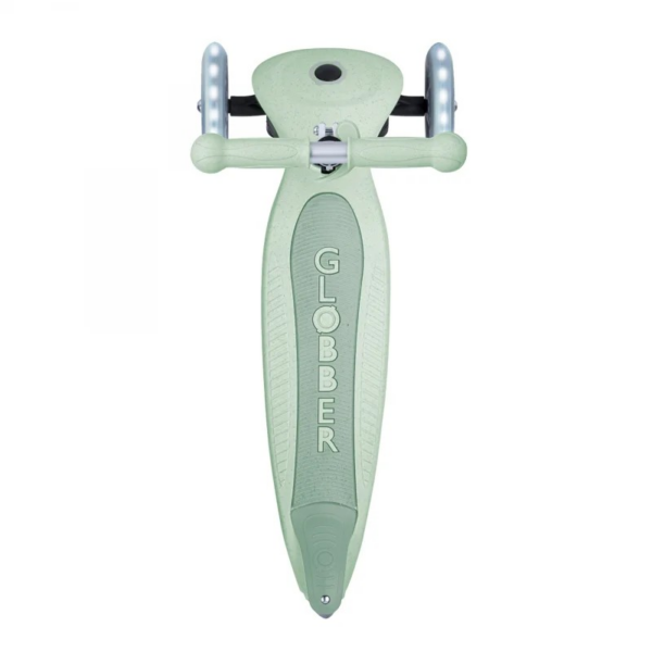 Trottinette junior pliable avec lumières eco - Pistache – Image 4
