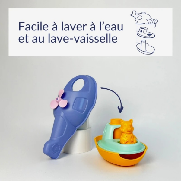 Hélicoptère modulable jaune – Image 3