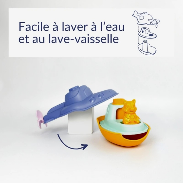 Sous marin modulable bleu – Image 3