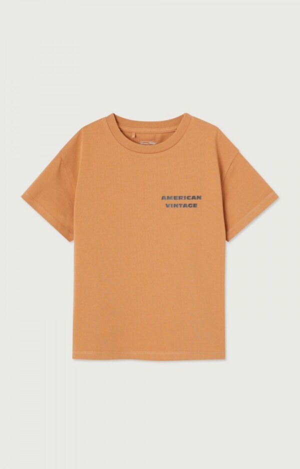 T-shirt manches courtes Fizvalley - Noisetier vintage