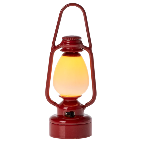 Lanterne vintage souris rouge
