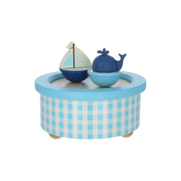 Boite à musique bateau & baleine