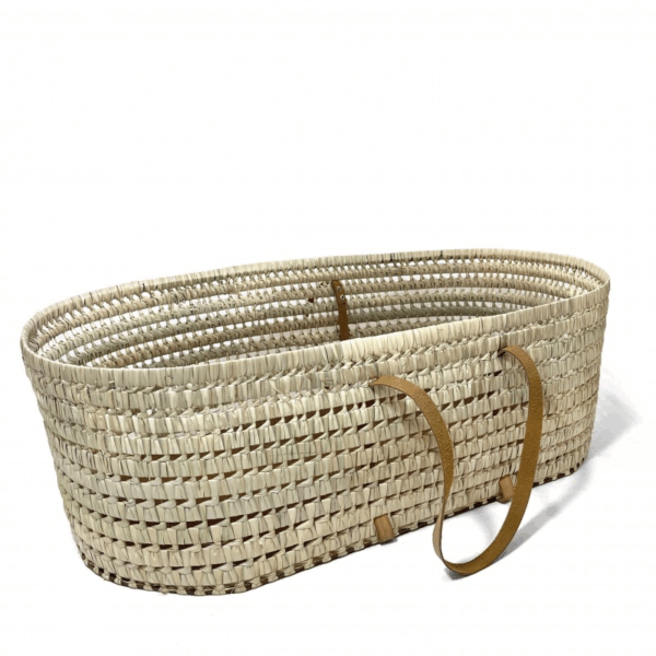 Couffin en osier large avec matelas