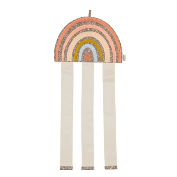 Porte barrettes mural - Arc en ciel