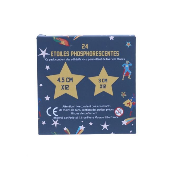 Coffret de 24 étoiles phosphorescentes – Image 3