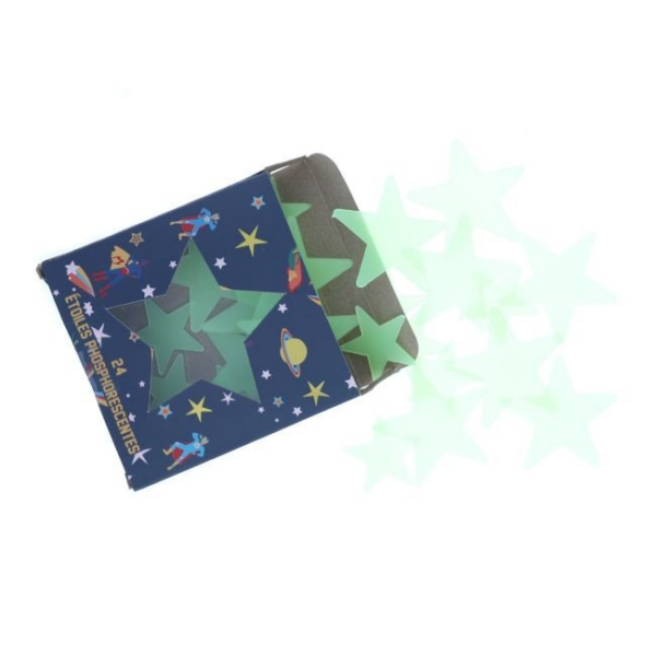 Coffret de 24 étoiles phosphorescentes – Image 2