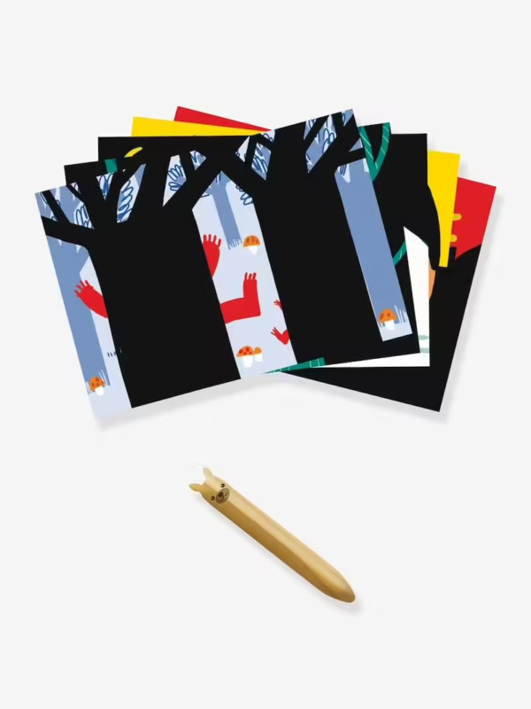 Cartes à gratter des petits - Animaux à découvrir – Image 3