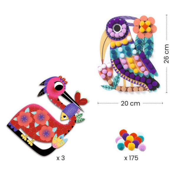 Collage pompons - Panachés – Image 4