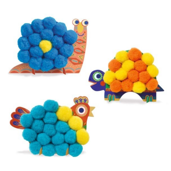 Collage pompons - Animaux tout doux – Image 2