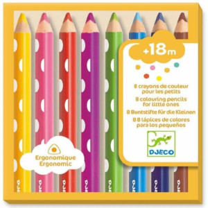 Crayons - 8 crayons de couleurs pour les petits