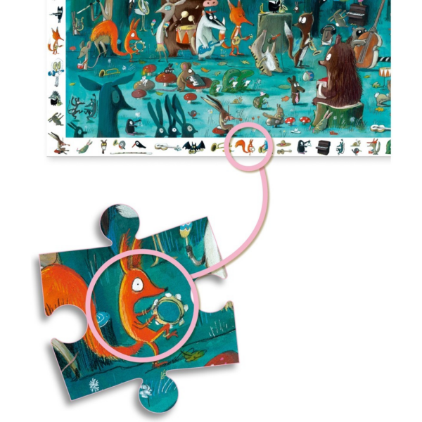 Puzzle observation - L'orchestre 35 pcces – Image 4