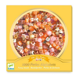 Foison de perles - Perles alphabet or