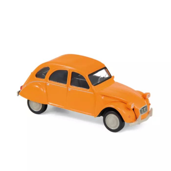 Citroën 2CV 6 club 1979 Mandarin Orange Jet car 1/43
