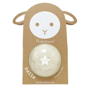 Petit ballon pailleté mouton argent summer - 10cm