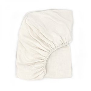Drap housse lit bébé 60 cm - Ivoire