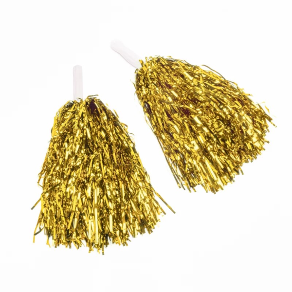 Set de 2 pompons de majorette - Or