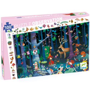 Puzzle d'observation - La forêt enchantée - 100 pces